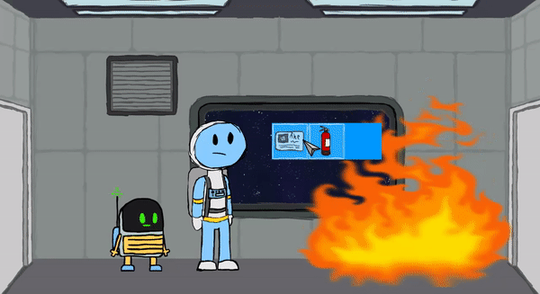 Fire extinguisher failing