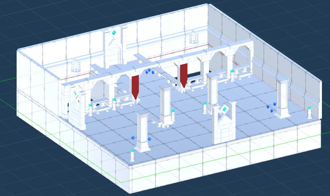 Early blockout of the first room