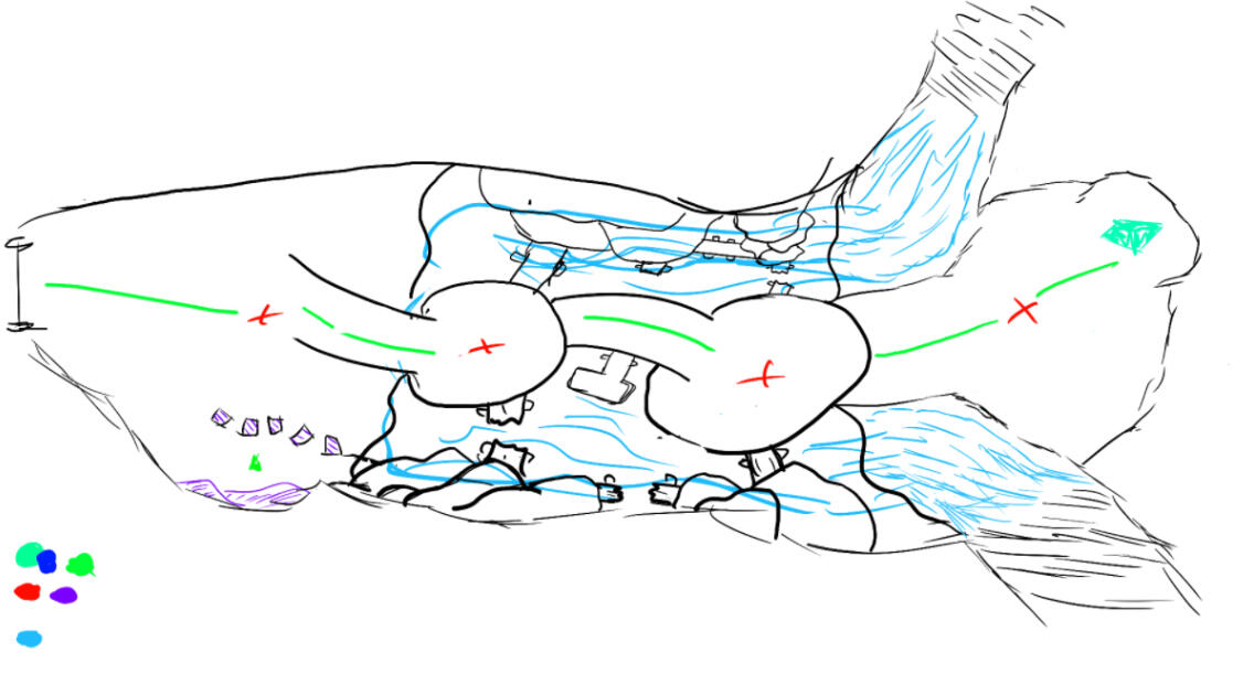 Quick Sketch of second room