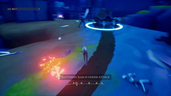 Enemy dies by drowning