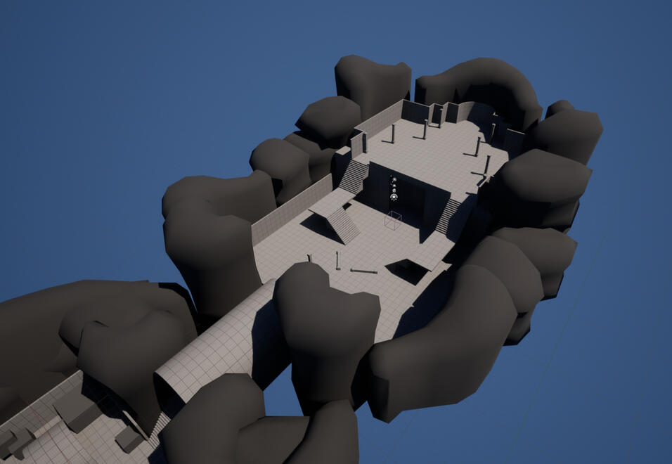 Scrapped early first area iteration